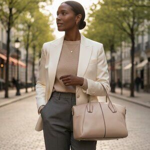 TOD’S D-Styling Manici Zip Satchel + Dust Bag